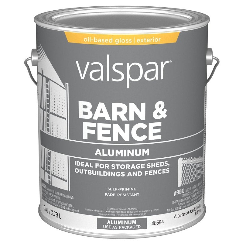 Valspar 018.5031-90.007 Heavy-Duty Paint, Oil Base, 1 gal, Pail, 400 sq-ft/gal Coverage Area, Pack of 2