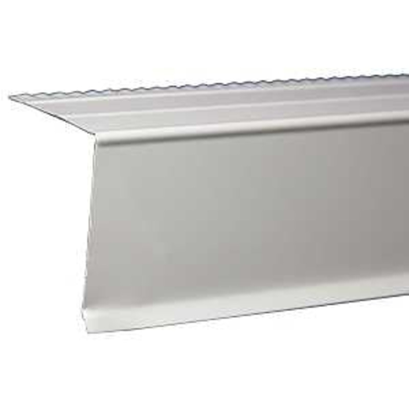 Amerimax 5700200120 Drip Edge, 10 ft L, Hemmed Edge, Steel, White, Pack of 25