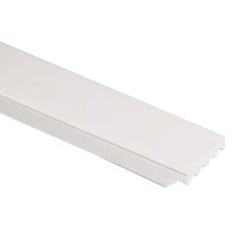 Gossen 236016706 Garage Door Weatherstrip, 16 ft H, PVC, White, Pack of 15