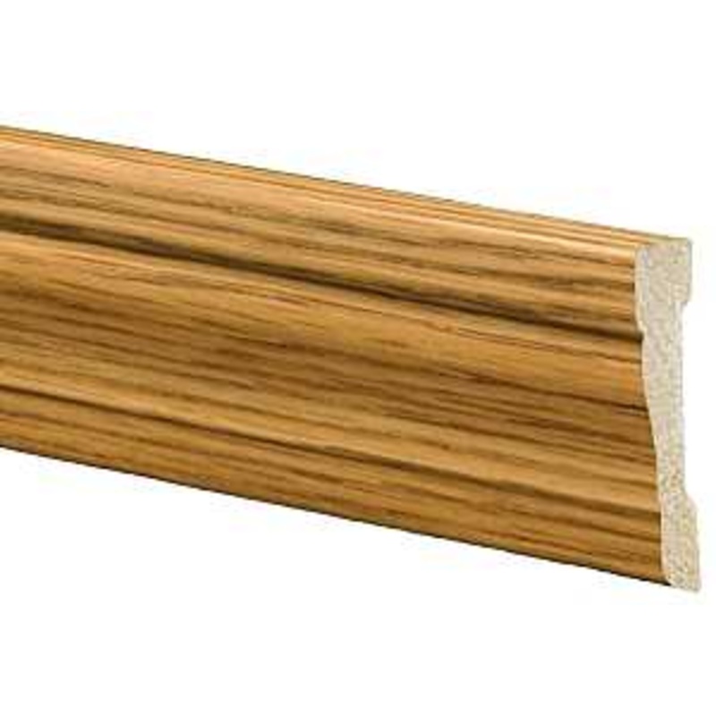 Inteplast Group 43520700802 Casing Moulding, 2-3/8 in W, 11/16 in H, Polystyrene, Ultra Oak, Pack of 12