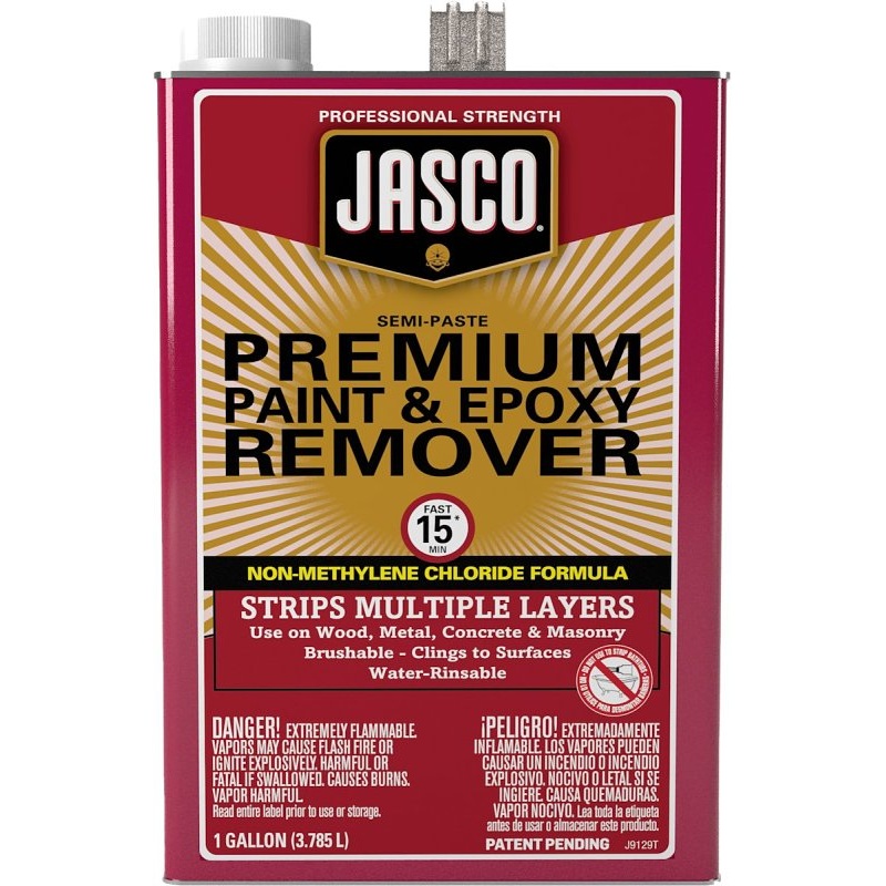 Jasco GJPR500 Paint and Epoxy Remover, Liquid, Aromatic, Opaque, 1 gal, Pack of 4