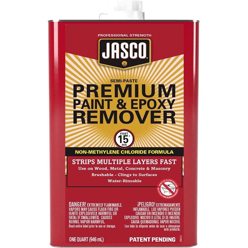 Jasco QJPR501 Paint and Epoxy Remover, Liquid, Aromatic, Opaque, 1 qt, Pack of 6