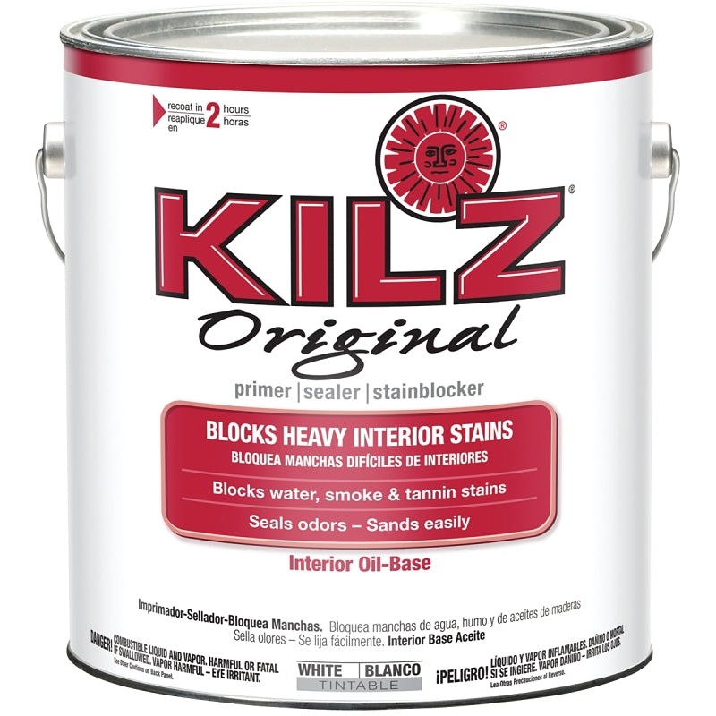 Kilz 10036 Primer, Clear, 1 gal, Can, Pack of 4
