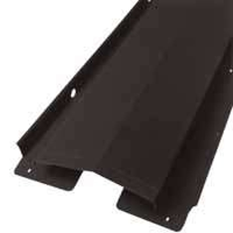 Lomanco LomanCool VUR10BR Series Ridge Vent, 3/12 to 8/12 Roof Pitch, 10 ft L, Aluminum, Brown, Pack of 10