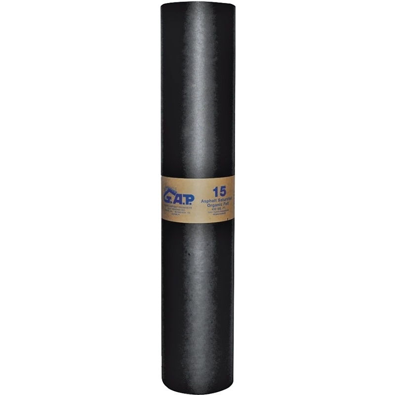 Orgill 15RF Roofing Felt, 144 ft L, 3 ft W, Pack of 30