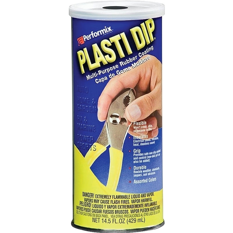 Plasti Dip 11603-6 Rubberized Coating Black, Black, 14.5 oz, Can