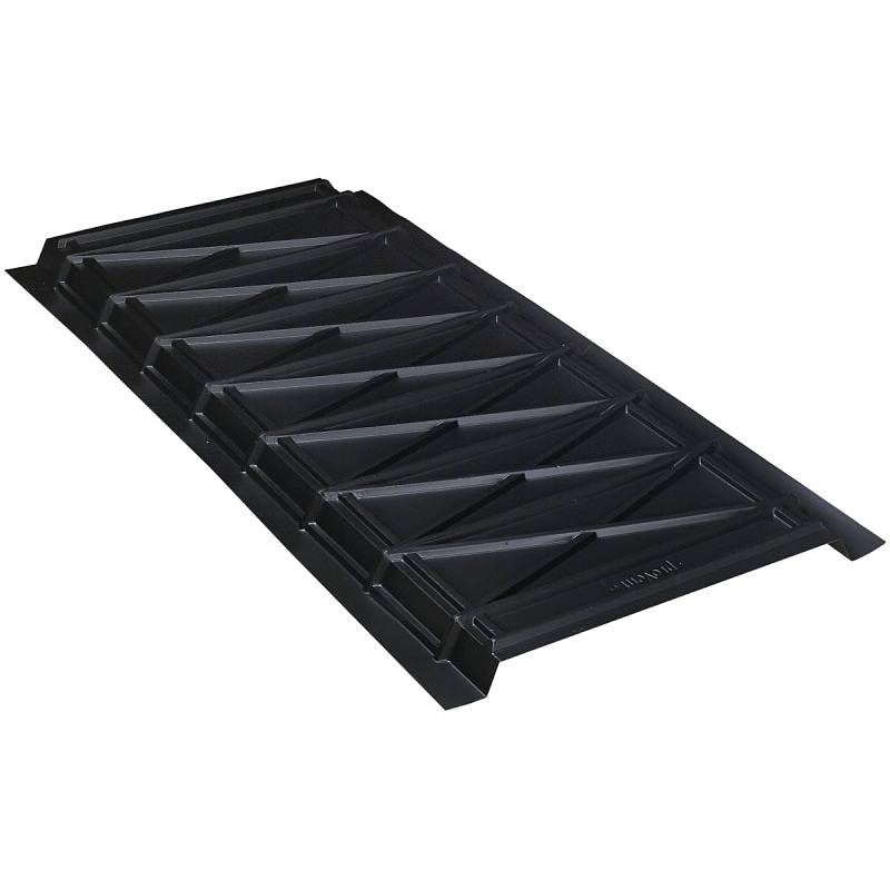 ProVent UPV2248050 Roof Ventilator, 48 in OAL, 22 in OAW, 26 sq-in Net Free Ventilating Area, Plastic, Black, Pack of 50