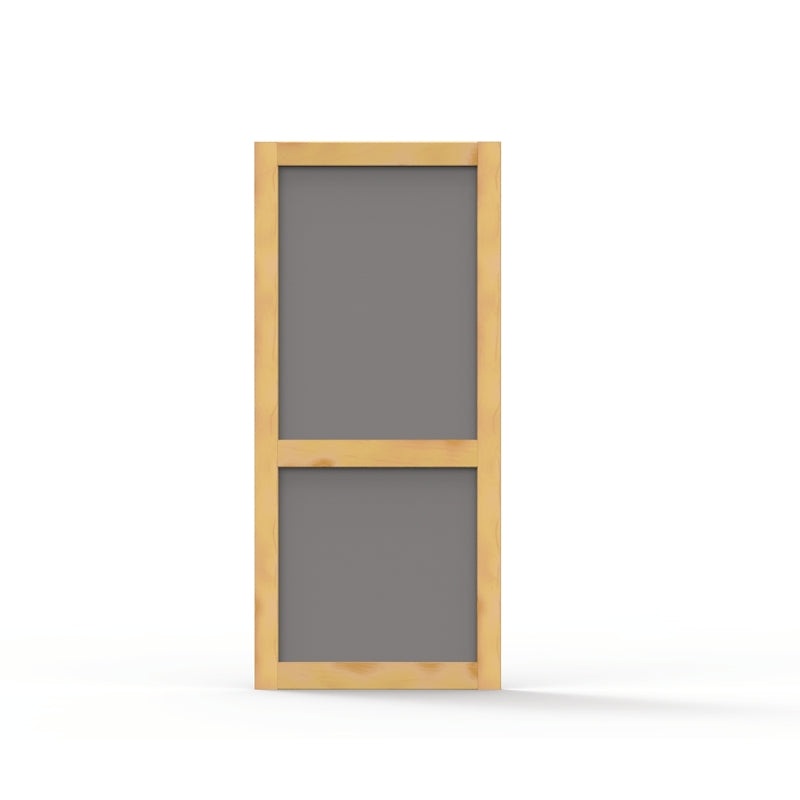 Screen Tight WCRA36 Series Screen Door, 36 in W Opening, 80 in H Opening, Wood Frame, Reversible Handle