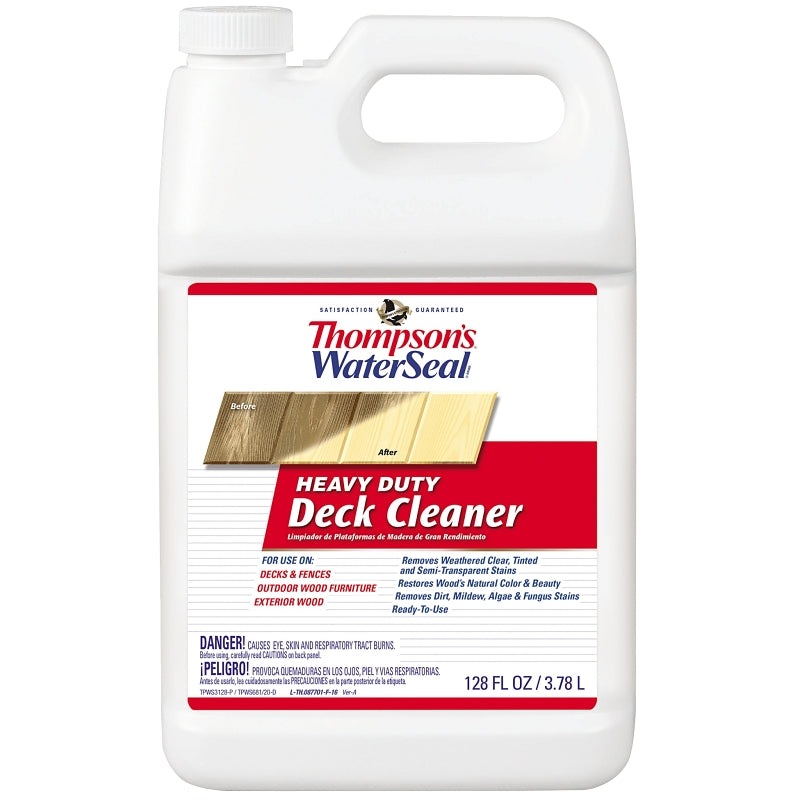 Thompson’s WaterSeal TH.087701-16 Wood Cleaner, Liquid, 1 gal, Can, Pack of 4