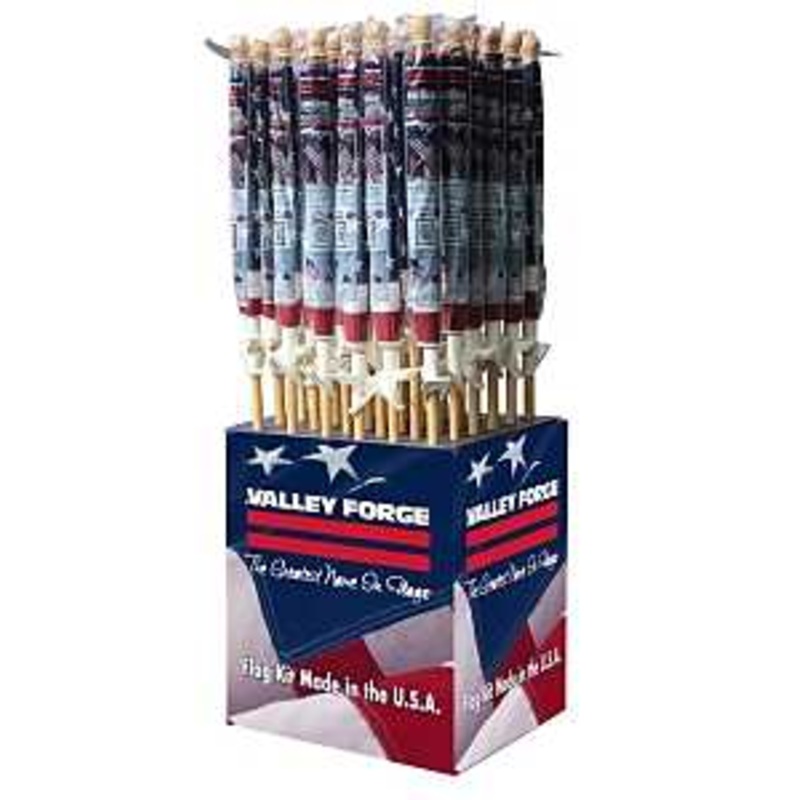 Valley Forge AA99051 Flag Kit Display, Pack of 36