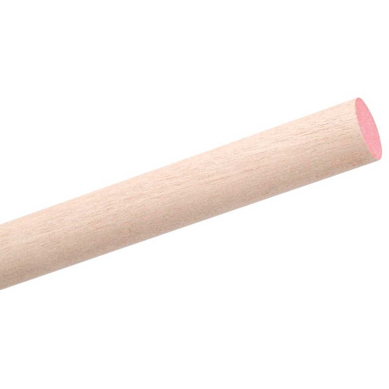Waddell 6718UB Dowel Rod, 1-1/8 in Dia, 48 in L, Birchwood, Pack of 4