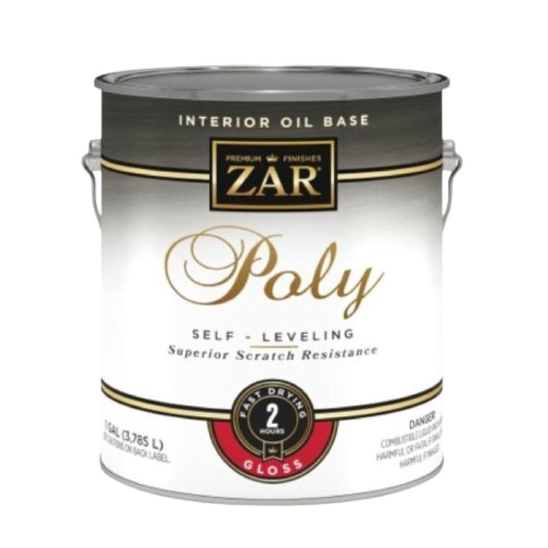 ZAR 32813 Polyurethane, Gloss, Liquid, Clear, 1 gal, Can, Pack of 2