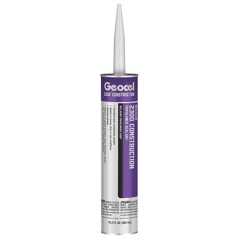 Geocel 2300 Series GC66104 Construction Tripolymer Sealant, Brown, 10.3 fl-oz, Cartridge, Pack of 24