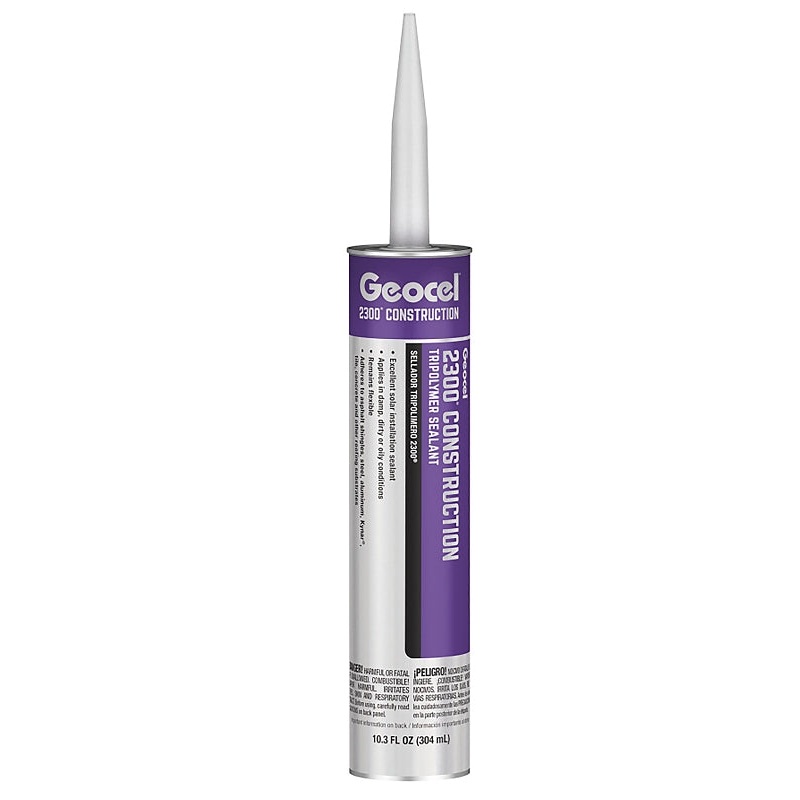 Geocel 2300 Series GC66105 Construction Tripolymer Sealant, Bronze, 10.3 fl-oz, Cartridge, Pack of 24