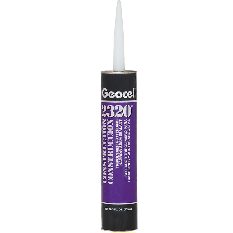 Geocel 2321 Series GC67100 Gutter and Narrow Seam Sealant, Clear, Liquid, 10.3 oz Cartridge, Pack of 24