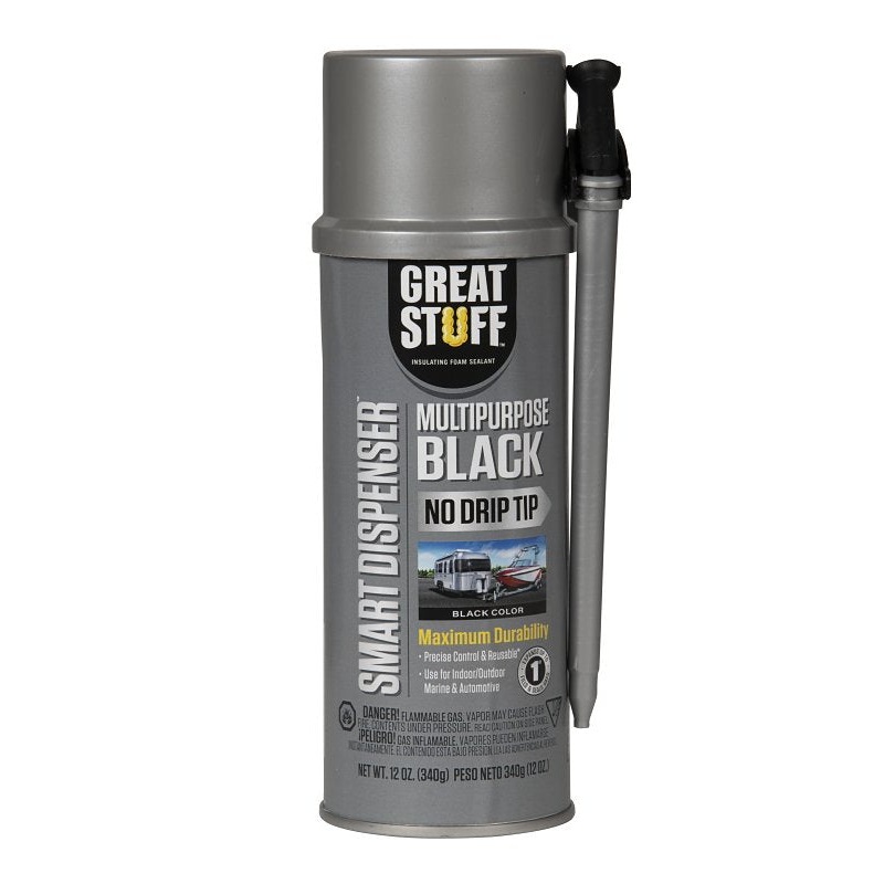 Great Stuff 99112876 Multi-Purpose Insulating Foam Sealant, Black