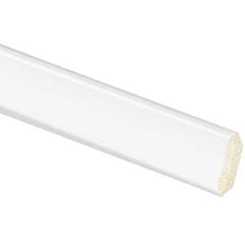 Inteplast Group 093 Series 50930800032 Inside Corner Moulding, 8 ft L, 7/8 in W, Polystyrene, Crystal White, Pack of 20