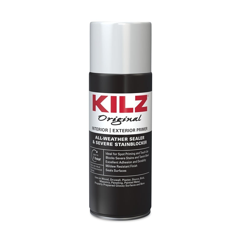 Kilz 10848 Primer, 300 to 400 sq-ft/gal Coverage Area, White, 13 oz