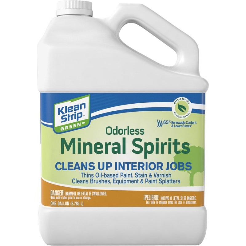 Klean Strip GKGO75CA Mineral Spirit Thinner, Liquid, Milky White, 1 gal, Can, Pack of 4