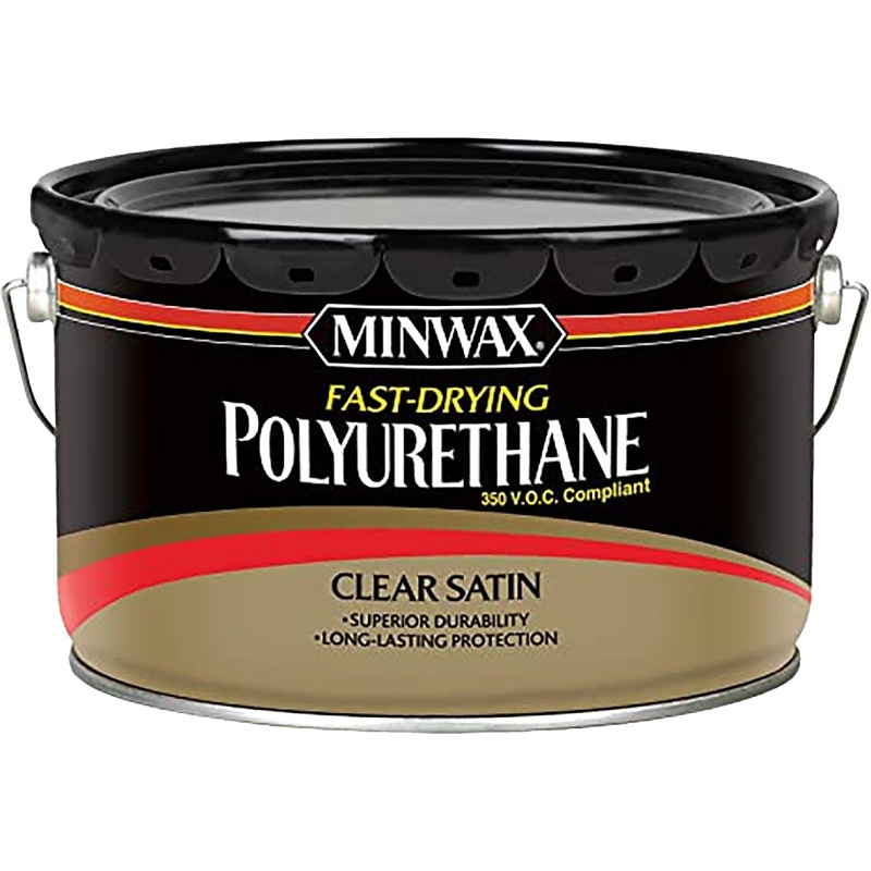 Minwax 319120000 Polyurethane, Liquid, Clear, 2.5 gal, Can