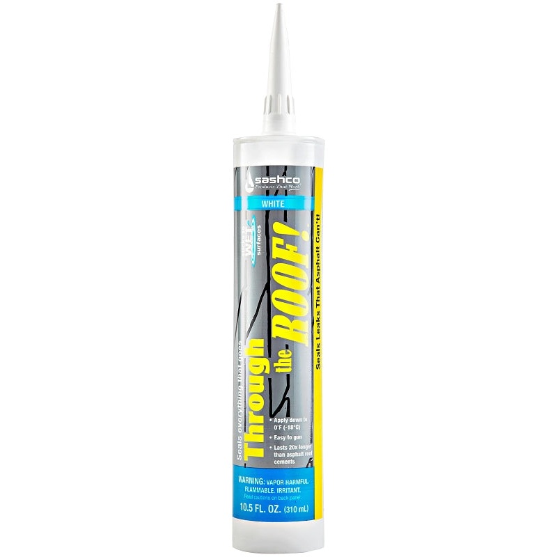Sashco 14030 Sealant, White, Paste, 10.5 oz, Cartridge, Pack of 12