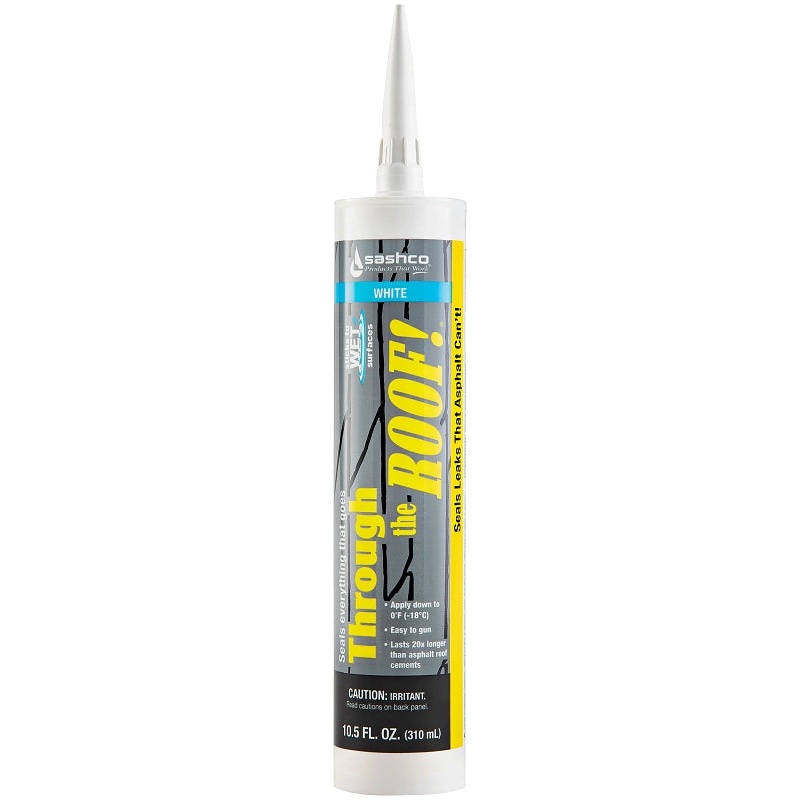 Sashco 14035 Sealant, White, Liquid, 10.5 oz, Cartridge, Pack of 12