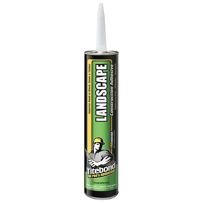 Titebond 3121 Construction Adhesive, Liquid, Beige, 10 oz, Cartridge