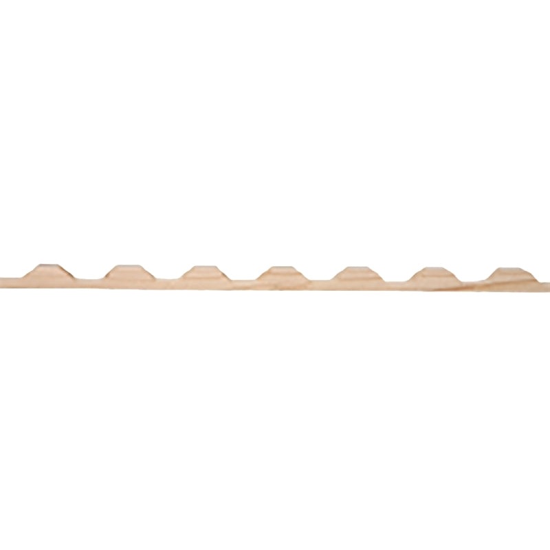 Tuftex 221317 Square Closure Strip, 6 ft L, Wood, Horizontal