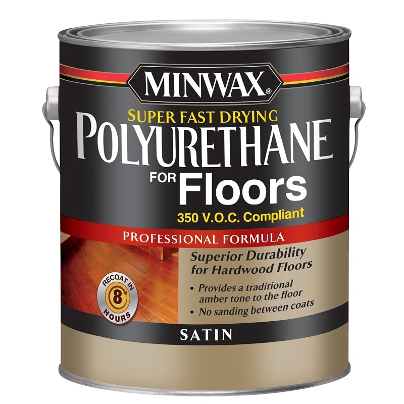 Minwax 130250000 Polyurethane, Oil Base, Clear, Liquid, 1 gal Can, 0.96 Specific Gravity, Pack of 2