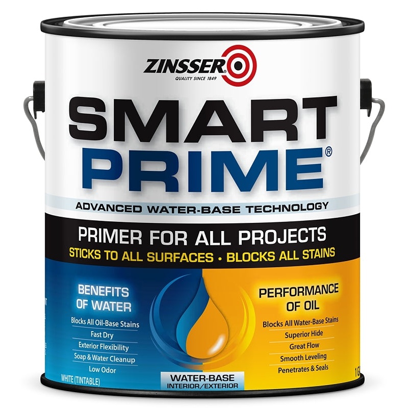 Zinsser 249729 Primer, 400 sq-ft/gal Coverage Area, White, 1 gal, Pack of 2