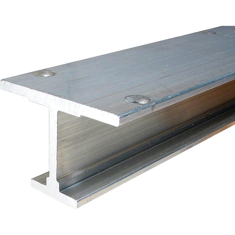 Johnson Hardware 200-0072 Door Track, Aluminum, Mill Aluminum, 1-7/8 in W, 1-5/16 in H, 72 in L