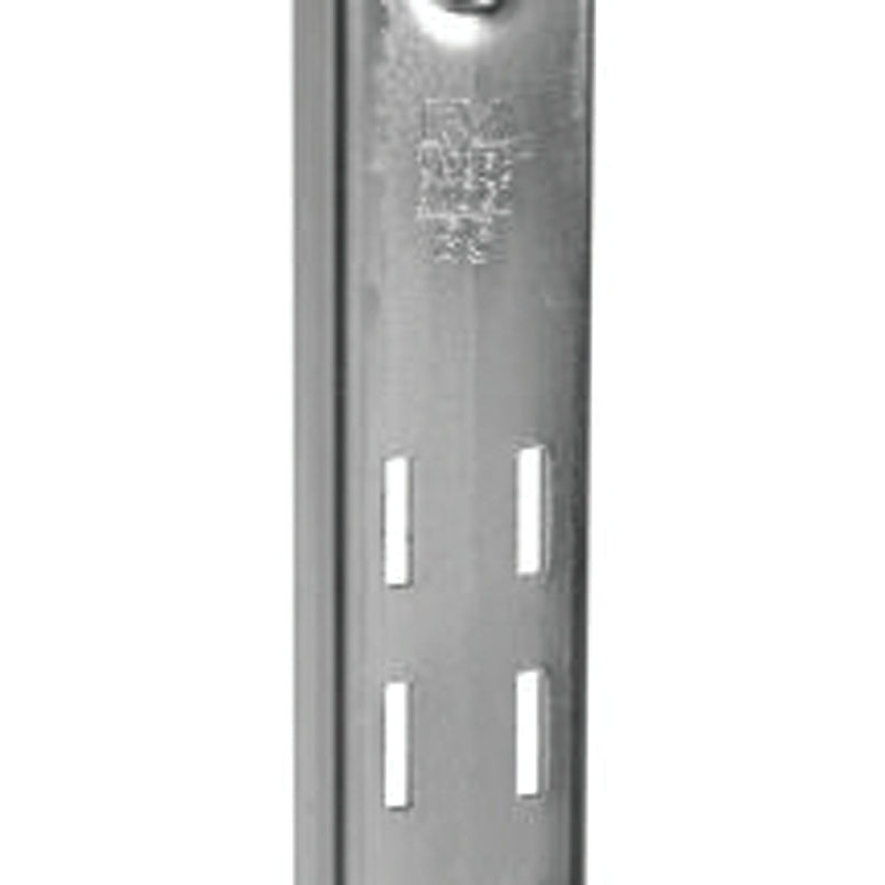 Knape & Vogt 85 ANO 60 Shelf Standard, 680 lb, 16 ga Thick Material, 1-1/4 in W, 60 in H, Steel, Anochrome, Pack of 10