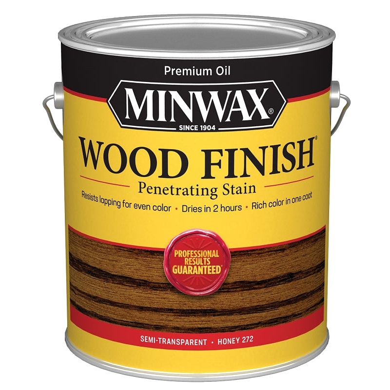 Minwax 711490000 Wood Stain, Honey, Liquid, 1 gal, Can, Pack of 2