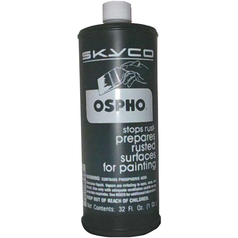 Ospho OSPHO QTS Rust Inhibitor, Liquid, Acrid, Green, 1 qt Jug, Pack of 12