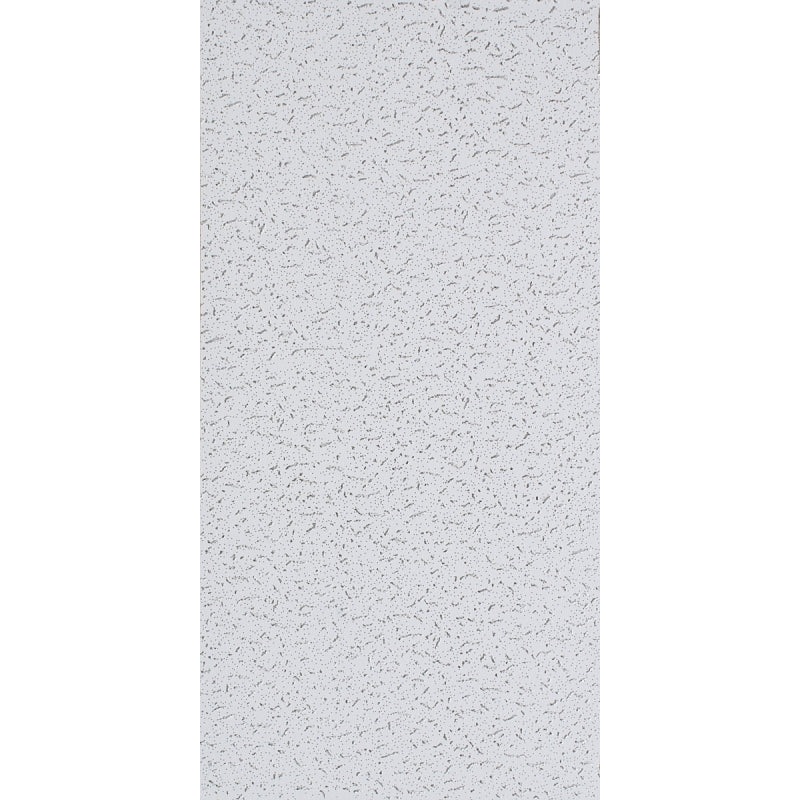 USG Fifth Avenue 220 Ceiling Panel, 4 ft L, 2 ft W, 5/8 in Thick, Mineral Fiber, White