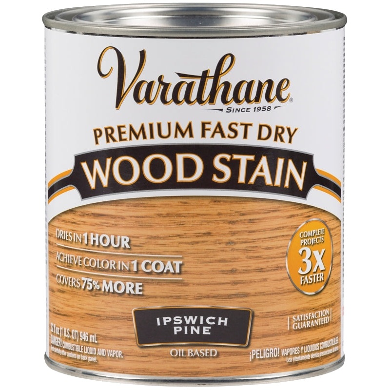 Varathane 262012 Wood Stain, Ipswich Pine, Liquid, 1 qt, Can, Pack of 2
