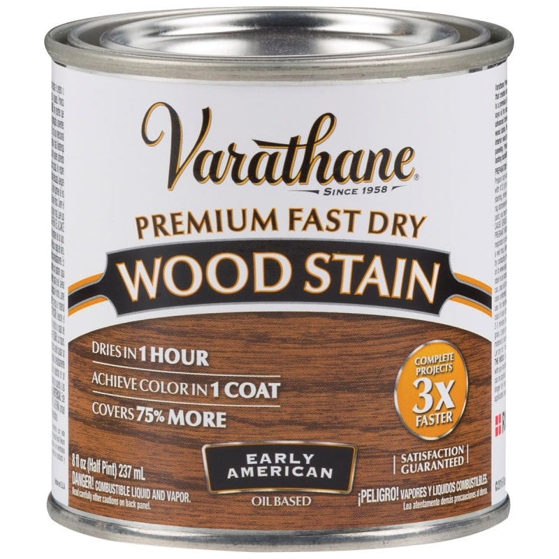 Varathane 262024 Wood Stain, Early American, Liquid, 0.5 pt, Can
