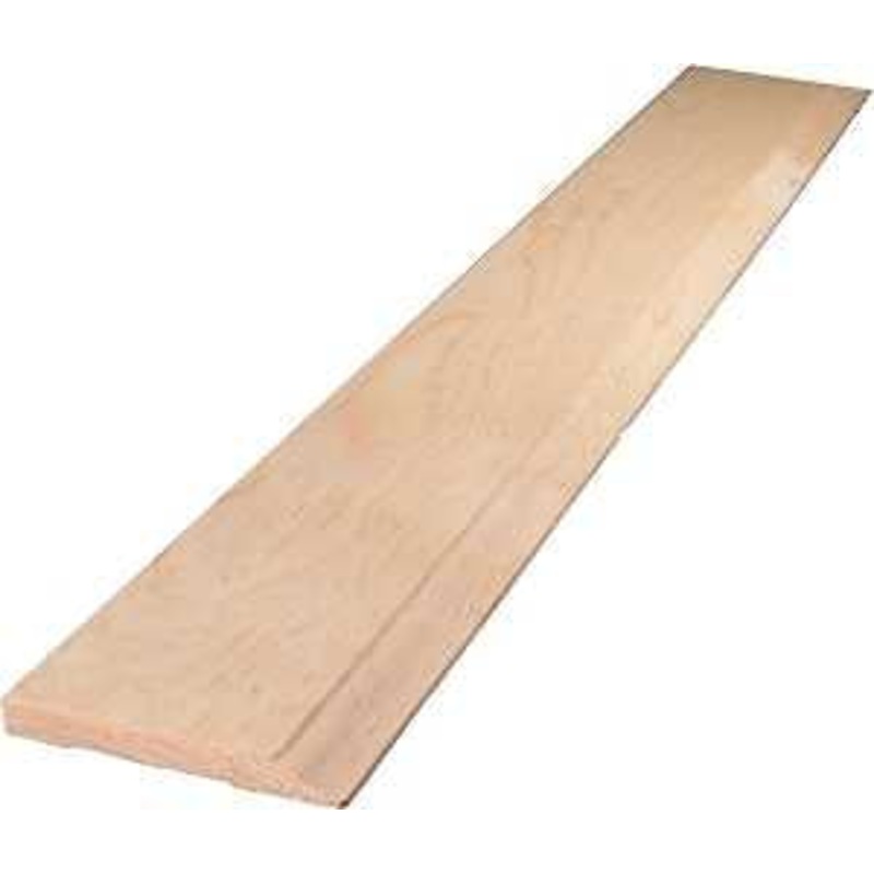 ALEXANDRIA Moulding 0L633-20096C1 Baseboard Moulding, 96 in L, 3-1/4 in W, 7/16 in Thick, Colonial Profile, Plastic, Pack of 4