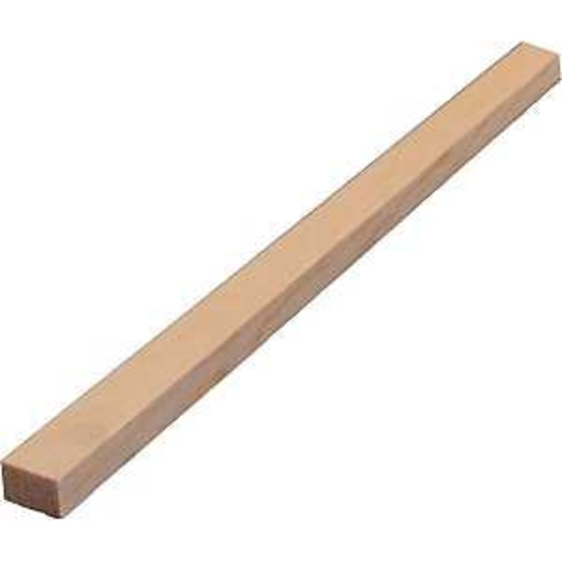 ALEXANDRIA Moulding 0W254-20096C1 Primed Parting Stop Moulding, 8 ft L, 3/4 in W, Pine, Pack of 12