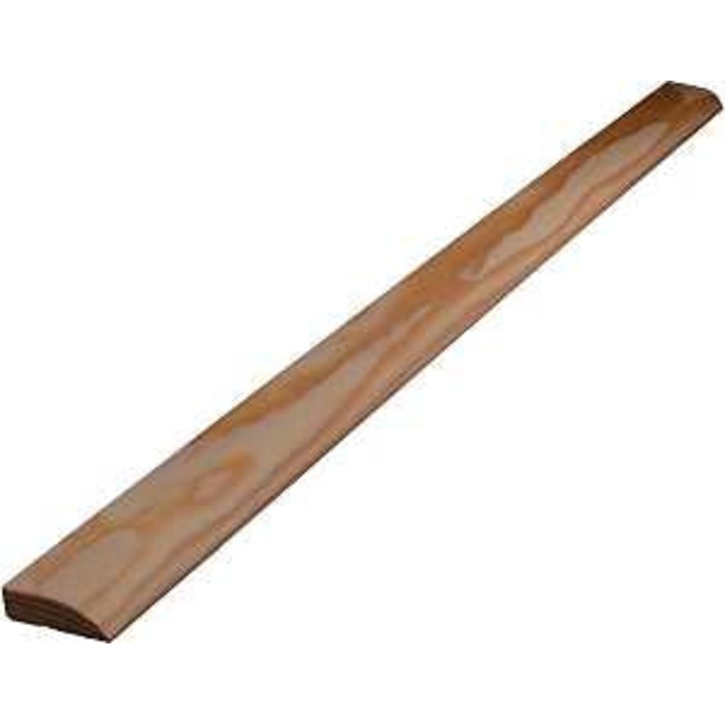 ALEXANDRIA Moulding 0W846-20084C1 Ranch Stop Moulding, 84 in L, 1-3/8 in W, Wood, Pack of 6