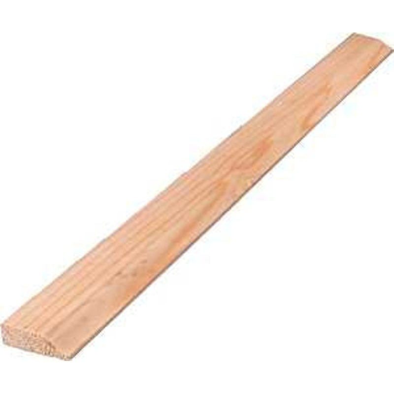 ALEXANDRIA Moulding 0W936-20084C1 Colonial Stop Moulding, 84 in L, 1-3/8 in W, Wood, Pack of 6