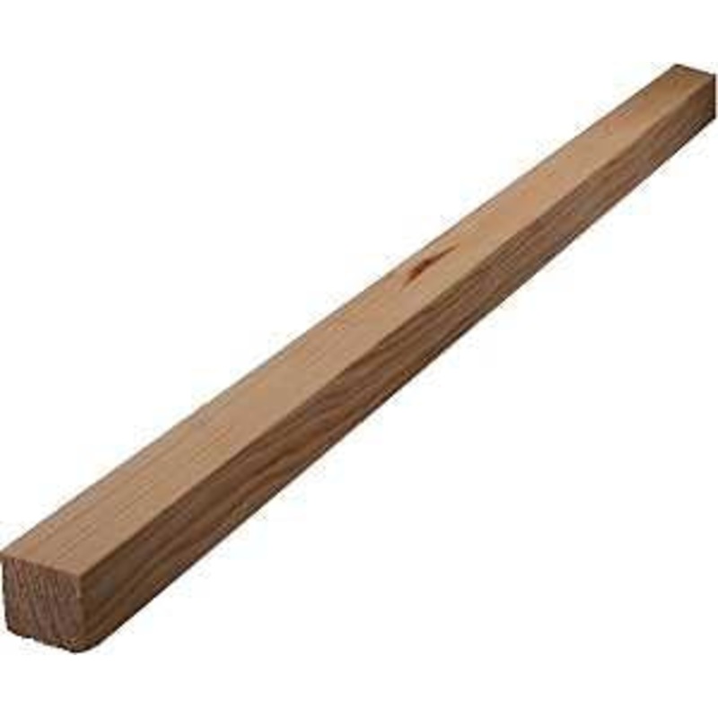 ALEXANDRIA Moulding L238A-20096C1 Parting Stop Moulding, 8 ft L, 11/16 in W, Pine, Pack of 4