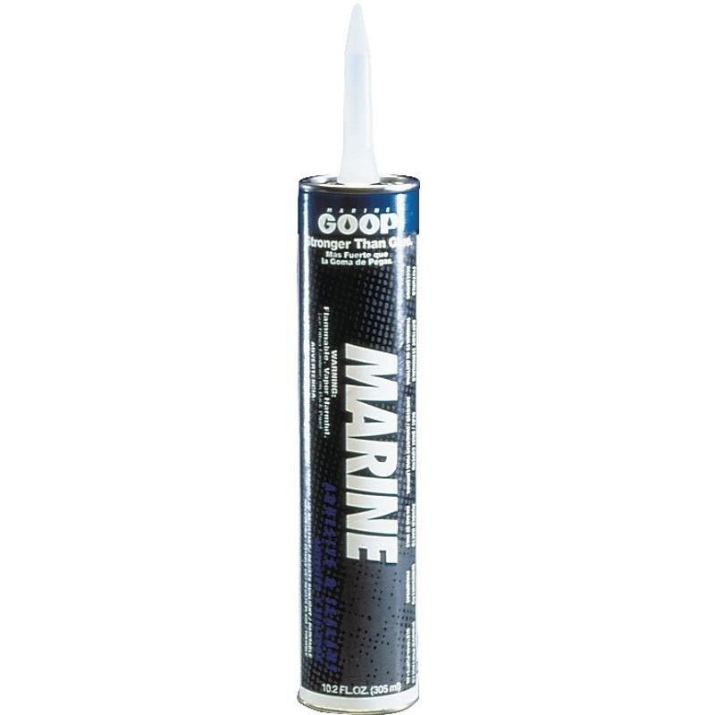 Amazing Goop 172012 Marine Adhesive Caulk, Clear, 48 to 72 hr Curing,-40 to 150 deg F, 10.2 oz, Tube