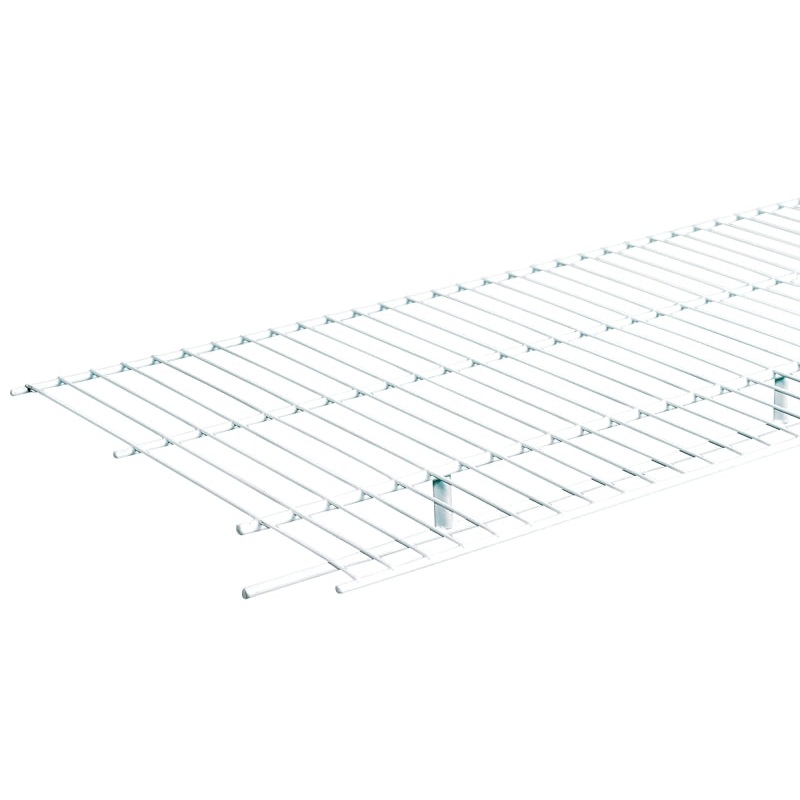 ClosetMaid 37305 Wire Shelf, 100 lb, 1-Level, 16 in L, 144 in W, Steel, White, Pack of 6
