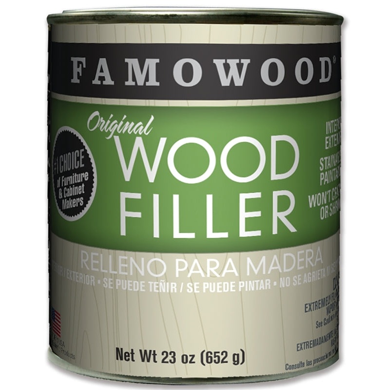 Famowood 36021130 Original Wood Filler, Liquid, Paste, Fir, 24 oz, Can
