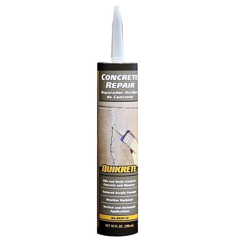 Quikrete 8620-10 Repair, Gray, 10 oz Caulking Tube, Pack of 6