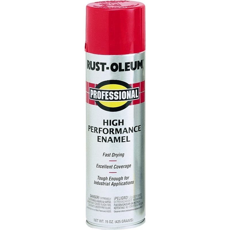 Rust-Oleum 7565838 Enamel Spray Paint, Gloss, Regal Red, 15 oz, Can