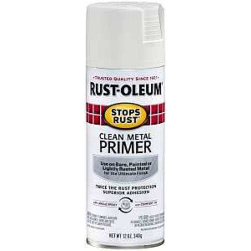 Rust-Oleum 7780830 Primer, White, Flat/Matte, 12 oz
