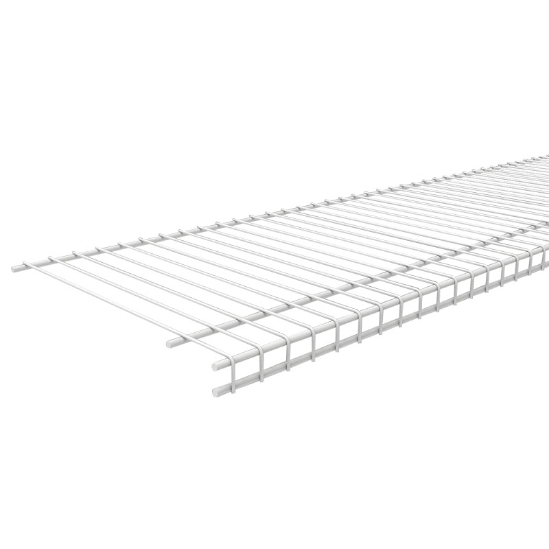 ClosetMaid SuperSlide 4719 Wire Shelf, 120 lb, 1-Level, 12 in L, 144 in W, Steel, White, Pack of 6