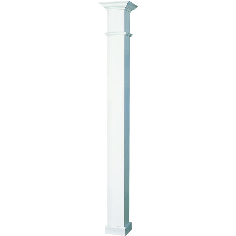 COLUMN 8INX8FT WHT WELLINGTON